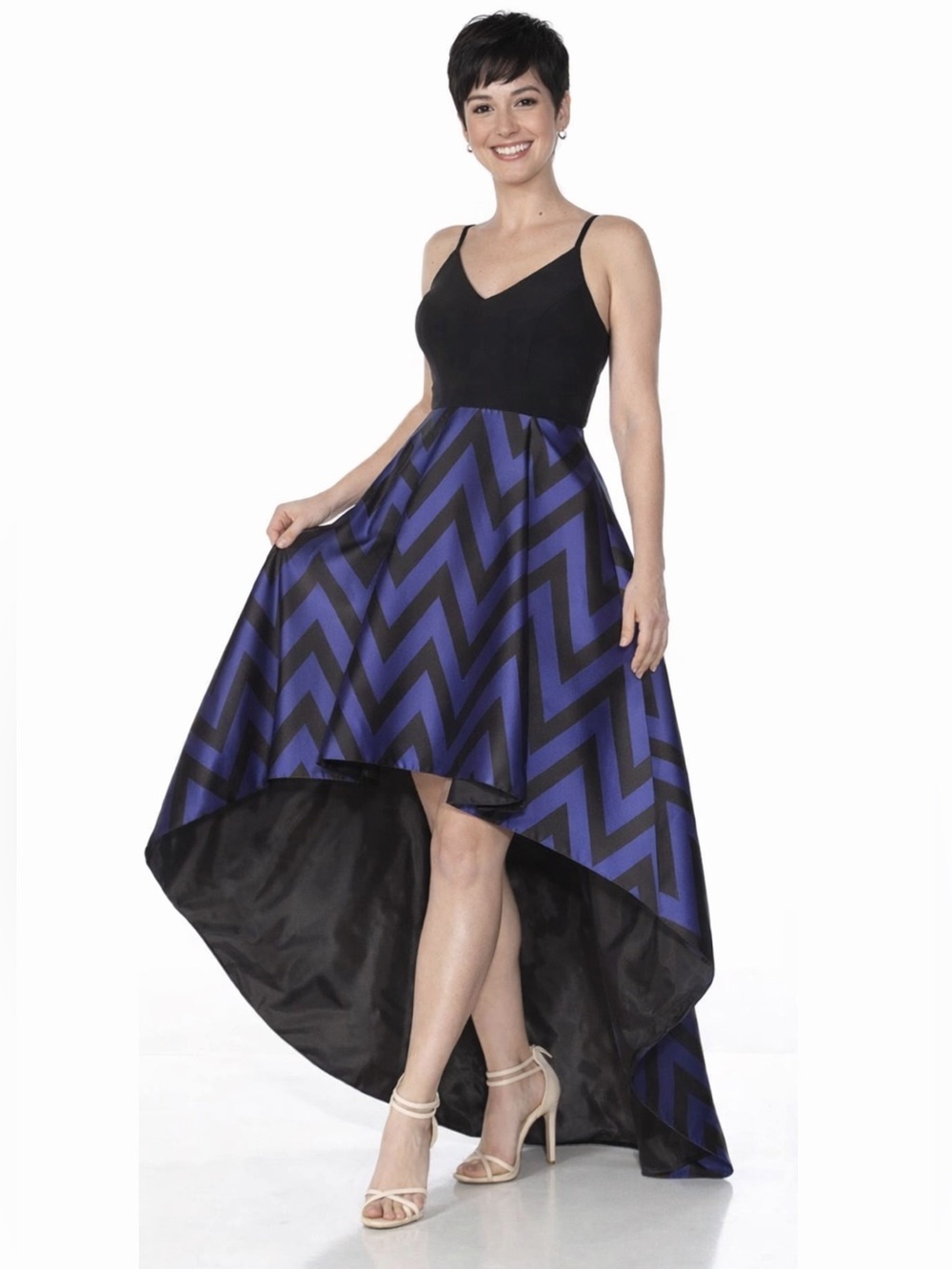 Betsy & Adam Cocktail Formal Military Ball Mini Maxi Prom Party Twofer Dress 10